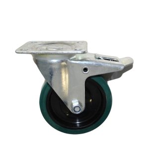 Green PU on Nylon Castor (390 Series NTB)