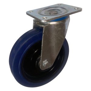 Blue Elastic Rubber Castor (420 Series NGB)