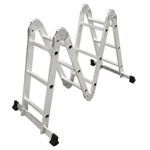 Various types of ladders for industrial, construction, and maintenance use